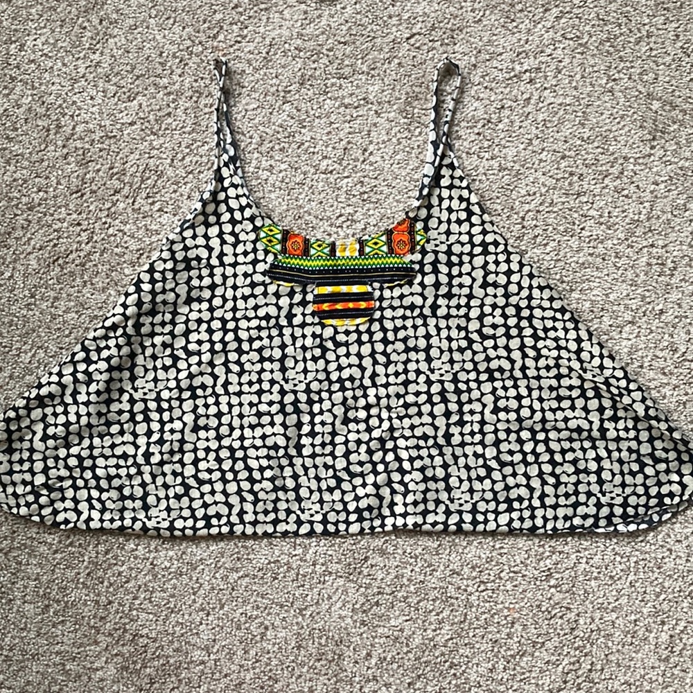 One of a kind. Hand made in the USA. Brand:Mamie Ruth. Crop top. Size:Small